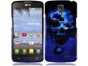 LG F70 D315 Hard Case Cover Blue Skull