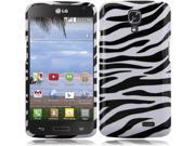 LG F70 D315 Hard Case Cover Black White Zebra