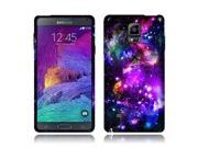 Samsung Galaxy Note 4 Silicone Case TPU Purple Marvel Nebula Galaxy