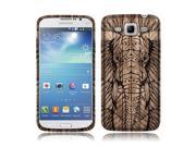 Samsung Galaxy Mega 5.8 I9152 Silicone Case TPU Elephant Head Aztec Wooden