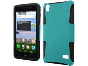 Huawei SnapTo LTE G620 Pronto H891L Hard Cover and Silicone Protective Case Hybrid Teal Black Slim Dual Layer