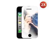 Apple iPod Touch 4 4th Generation 2X Custom Fit Mirror Screen Guard Protector