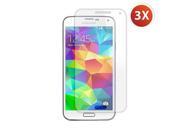 Samsung Galaxy S5 mini G800 3X Custom Fit Clear Screen Guard Protector