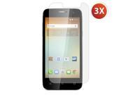 Alcatel OneTouch Elevate 4037V 3X Custom Fit Clear Screen Guard Protector