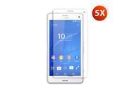 Sony Xperia Z3 Compact 5X Custom Fit Clear Screen Guard Protector