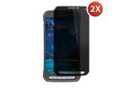 Samsung Galaxy S5 Active G870A 2X Custom Fit Privacy Screen Guard Protector