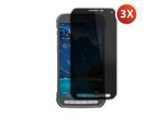 Samsung Galaxy S5 Active G870A 3X Custom Fit Privacy Screen Guard Protector