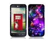 LG Optimus L90 D405 D415 Hard Case Cover Purple Marvel Nebula Galaxy 2D Glossy