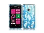 Nokia Lumia 521 Silicone Case TPU Seahorse