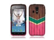 Kyocera Hydro Icon C6730 Life C6530 Silicone Case TPU Teal Mint Hot Pink Wood Chevron