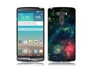 LG G3 D850 D851 LS990 VS985 Hard Case Cover Emerald Green Cosmo Galaxy 2D Silver Glossy