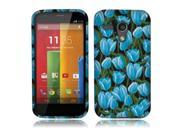 Motorola Moto G XT1032 Falcon Silicone Case TPU Fields Of Blue Tulips