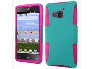 Huawei Magna H871G Hard Cover and Silicone Protective Case Hybrid Teal Hot Pink Slim Dual Layer
