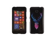 Nokia Lumia 630 Hard Case Cover Abstract Deer Galaxy