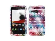 Alcatel One Touch Evolve 5020T Hard Case Cover Galaxy Stars Aztec Texture