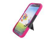 Samsung Galaxy S 4 I9500 I9505 I337 Hard Cover and Silicone Protective Case Hybrid BLK HPK Y Stand