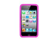 Apple iPod Touch 4 4th Generation Silicone Case Hot Pink
