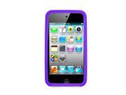 Apple iPod Touch 4 4th Generation Silicone Case Purple