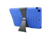 Apple iPad Air Hard Cover and Silicone Protective Case Hybrid Blue Black w Stand
