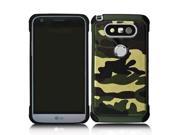 LG G5 H850 VS987 Hard Cover and Silicone Protective Case Hybrid Green Camo Black