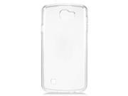 LG Optimus Zone 3 VS425PP Spree K120 K4 Silicone Case TPU Transparent Frosted White