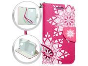 Huawei Union Y538 Pouch Case Cover Hot Pink Henna Horizontal Flap Credit Card With Strap