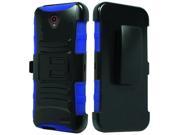 ZTE Prestige N9132 Z828 Z832 Z831 Protector Case Hybrid BLK DR BL Curve Stand Holster