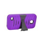 Huawei Union Y538 Hard Cover and Silicone Protective Case Hybrid Purple Black w Stand