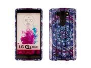 LG G3 mini Vigor D725 LS885 Hard Case Cover Tropical Blue Mandala Wooden