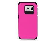 Samsung Galaxy S7 Edge G935 Hard Cover and Silicone Protective Case Hybrid Hot Pink BLK Astronoot