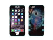 Apple Iphone 6 Plus iPhone 6s Plus Protector Cover Case Hybrid Fusion Clash Of Cosmo Galaxy Teal