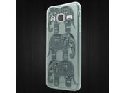 Samsung Galaxy Grand Prime G530 Silicone Case TPU 3D Crystal Black Elephant