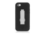 Apple iPhone 5C Light Lite Protector Cover Case Hybrid Black White Symbiosis With Vertical Stand
