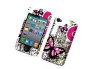 Apple iPhone 4 iPhone 4S Hard Case Cover Butterflies Texture