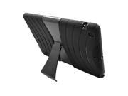 Apple iPad Air Hard Cover and Silicone Protective Case Hybrid Black w Stand
