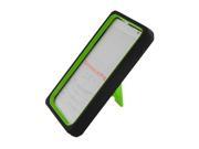 LG Optimus L9 P769 Protector Cover Case Hybrid Black Green Symbiosis With Vertical Stand
