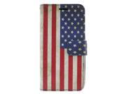 Samsung Galaxy Grand Prime G530 Pouch Case Cover USA Flag Horizontal Flap Credit Card With Strap