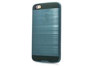 Apple iPhone 6 iPhone 6s Hard Cover and Silicone Protective Case Hybrid Navy Blue Black Brushed