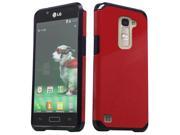 LG K7 Tribute 5 LS675 MS330 M1 Treasure Protector Case Hybrid Red BLK Astronoot