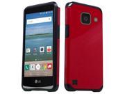 LG Optimus Zone 3 VS425PP Spree K120 K4 Protector Cover Case Hybrid Red Black Astronoot