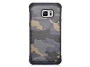 Samsung Galaxy S6 Edge Plus G928 Protector Cover Case Hybrid Black Grey Camouflage Black