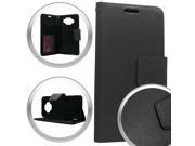Samsung Galaxy J7 Pouch Case Cover Black Brushed Wallet Card