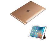 Apple iPad Pro 9.7 Pouch Case Cover Gold Silk Texture MyJacket Transparent Frosted Tray Stand