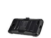 ZTE Grand X 3 X3 Z959 Warp 7 N9519 Protector Cover Case Hybrid Black Curve Stand Holster