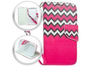 Huawei Tribute 4G LTE Y536A1 Fusion 3 Pouch Case Cover HPK Chevron Flap Credit Card Strap