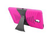 Samsung Galaxy Tab S 8.4 T700 Hard Cover and Silicone Protective Case Hybrid Hot Pink Black Stand