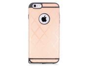 Apple iPhone 6 iPhone 6s Hard Cover and Silicone Protective Case Hybrid Rose Gold Black Checked