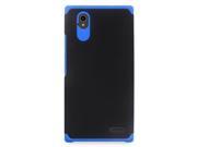 ZTE Warp Elite Hard Cover and Silicone Protective Case Hybrid Black Blue Astronoot