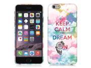 Apple iPhone 6 iPhone 6s 2nd Gen 2015 Hard Case Cover Keep Calm Dream On Texture