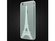 Apple iPhone 6 iPhone 6s 2nd Gen 2015 Silicone Case TPU 3D Crystal White Paris Tower